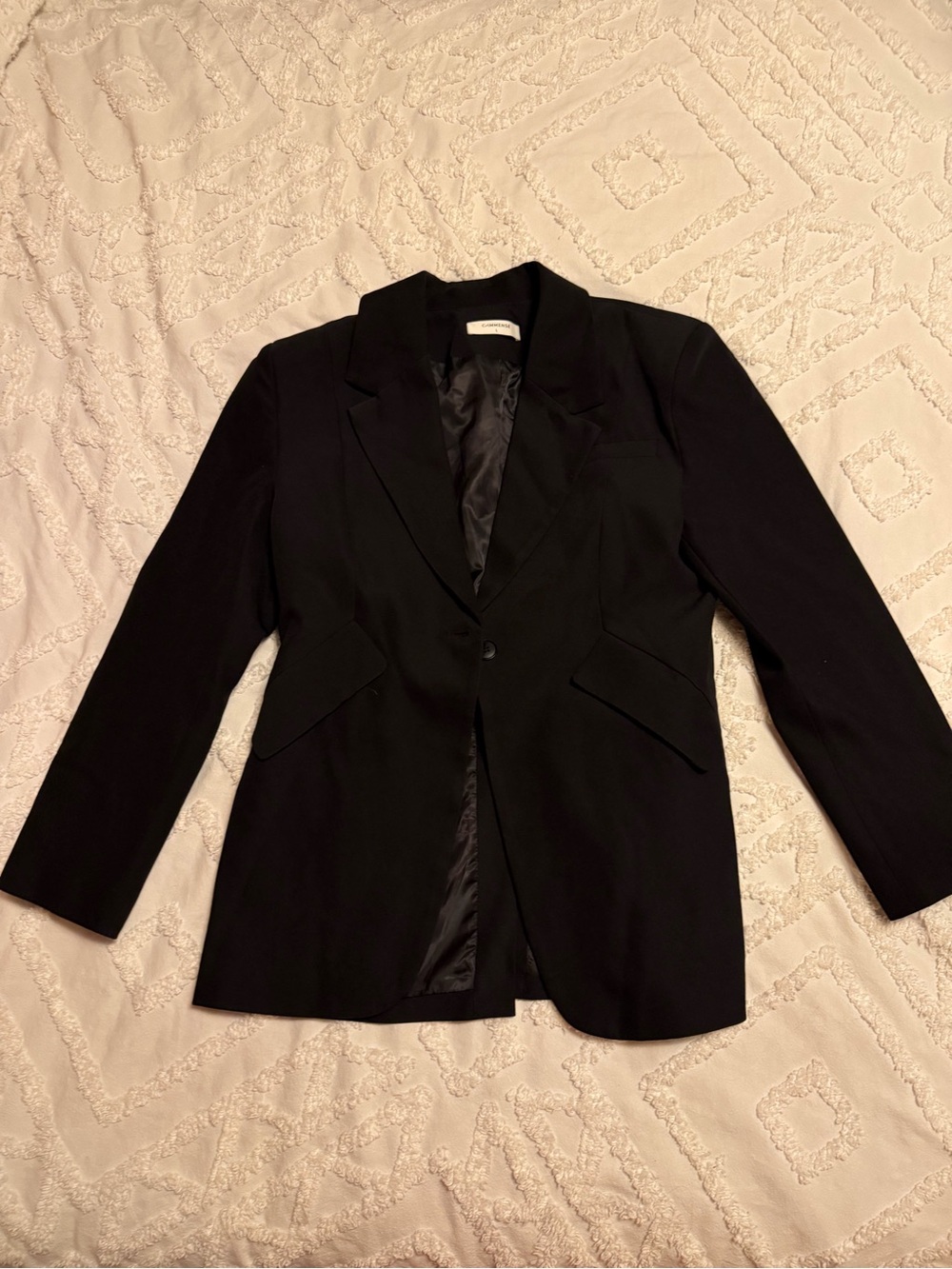 Commense Black Blazer Jacket